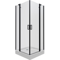 Душевой уголок Triton Тау Блэк А1 90х90 с поддоном (000001857)