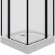 Душевой уголок Triton Тау Блэк А1 90х90 с поддоном (000001857)