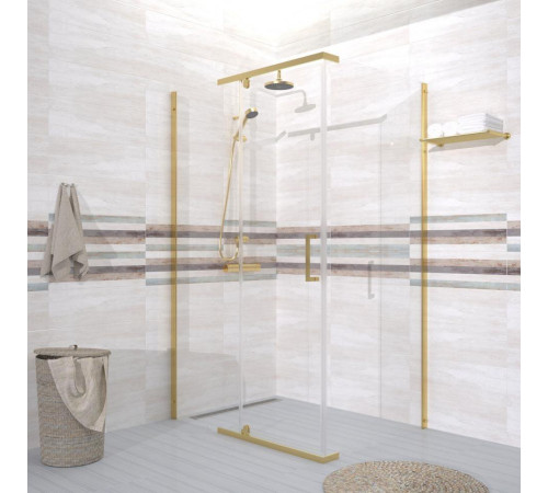Душевой уголок Triton Терра Голд 120х90 без поддона (000003359)