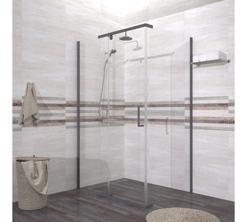 Душевой уголок Triton Терра Графит 120х90 без поддона (000003365)