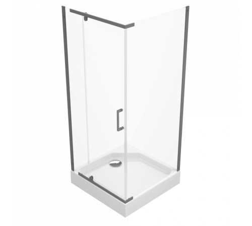 Душевой уголок Triton Терра Графит 90х90 с поддоном (000003364)
