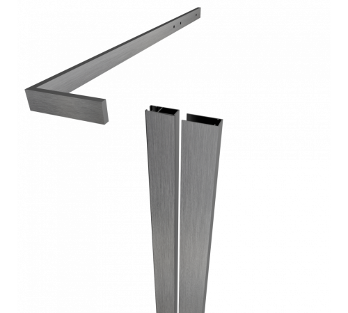 Душевой уголок Triton Терра Графит 120х90 без поддона (000003365)