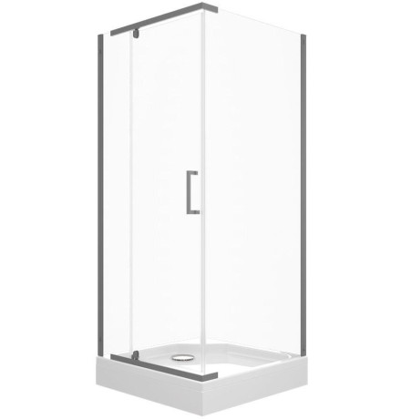Душевой уголок Triton Терра Графит 90х90 с поддоном (000003364)