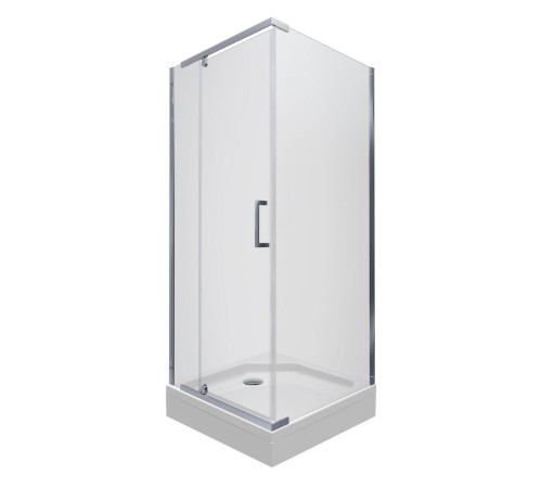 Душевой уголок Triton Терра Хром 90х90 с поддоном (000001855)