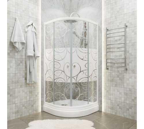 Душевой уголок Triton Узоры А1 90x90 с поддоном (000000203)