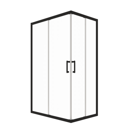 Душевой уголок Triton Фикс-Блэк 120x90 (000003460)