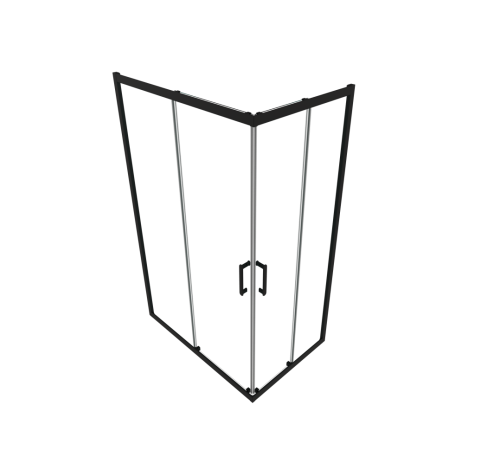 Душевой уголок Triton Фикс-Блэк 120x90 (000003460)