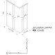 Душевой уголок Triton Фикс-Блэк 120x80 (000003076)