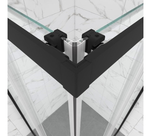 Душевой уголок Triton Фикс-Блэк 120x90 (000003460)