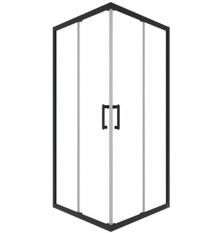 Душевой уголок Triton Фикс-Блэк 100x100 (000003435)