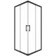 Душевой уголок Triton Фикс-Блэк 80x80 (000003433)
