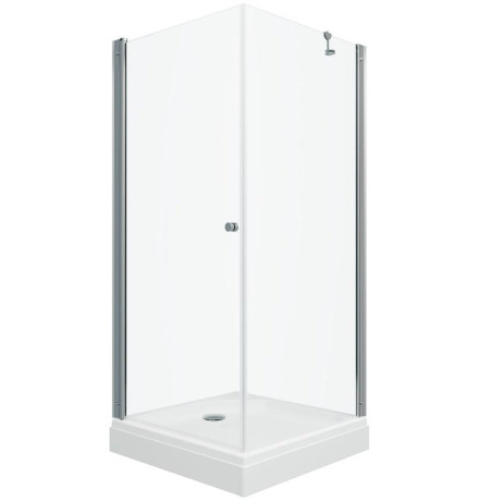 Душевой уголок Triton Форта Хром А1 90х90 с поддоном (000001916)