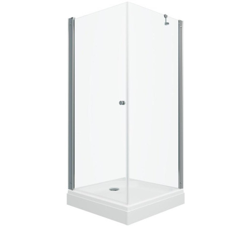 Душевой уголок Triton Форта Хром А1 90х90 с поддоном (000001916)