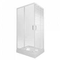 Душевой уголок Triton Фьюжн А1 (полосы) 100x80 (000000858)