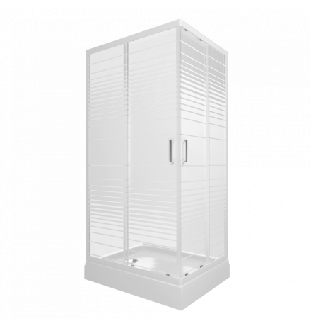 Душевой уголок Triton Фьюжн А1 (полосы) 100x80 (000000858)