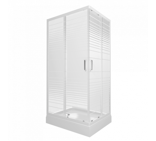 Душевой уголок Triton Фьюжн А1 (полосы) 100x80 (000000858)