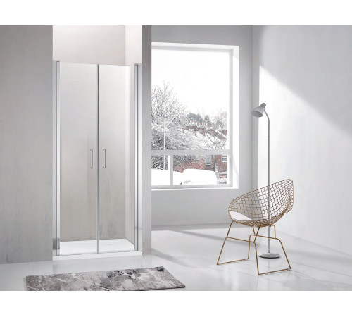 Душевая дверь Adema НАП ДУО / NAP-DUO 100x195 прозрачное стекло (000001076)