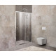 Душевая дверь BELBAGNO UNIQUE-BF-1-120/135-C-Cr