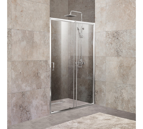 Душевая дверь BELBAGNO UNIQUE-BF-1-120/135-C-Cr