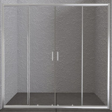Душевая дверь BELBAGNO UNIQUE-BF-2-150/180-C-Cr