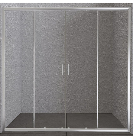 Душевая дверь BELBAGNO UNIQUE-BF-2-150/180-C-Cr