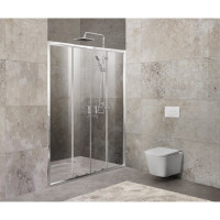 Душевая дверь BELBAGNO UNIQUE-BF-2-150/180-P-Cr