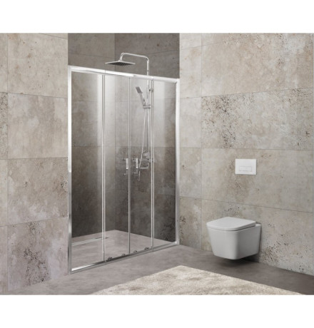 Душевая дверь BELBAGNO UNIQUE-BF-2-150/180-P-Cr
