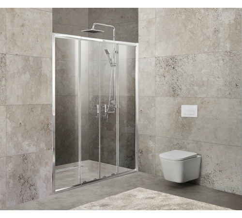 Душевая дверь BELBAGNO UNIQUE-BF-2-170/200-C-Cr