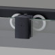 Душевая дверь RGW PA-016B (350801612-24) 120х195  черный профиль матовое стекло