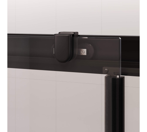 Душевая дверь RGW PA-017B R (350801712-24) 120х195  черный профиль матовое стекло