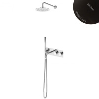 Душевая система скрытого монтажа Bruma Lusitano 1383102NS Night Sky термостатическая с изливом