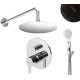 Душевая система скрытого монтажа Bruma Adagio Set 1455264NS+1455916NS+ 1671301NS Night Sky (3 в 1)