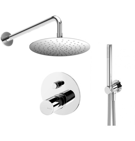 Душевая система скрытого монтажа Bruma Adagio Set 1455265CR+1455914CR+1931301CR Chrome (3 в 1)
