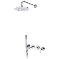 Душевая система скрытого монтажа Bruma Leaf Chrome 1672400CR с изливом
