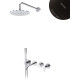 Душевая система скрытого монтажа Bruma Leaf Night Sky 1672400NS с изливом