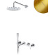 Душевая система скрытого монтажа Bruma Leaf Sunrise 1672400SR с изливом