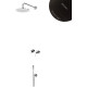 Душевая система скрытого монтажа Bruma Elo Leaf Night Sky 1673608NS