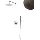 Душевая система скрытого монтажа Bruma Elo Leaf Gunmetal 1677221MG
