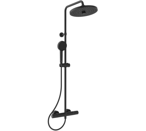 Душевая стойка Ideal Standard CERATHERM T25+ A7210XG с термостатом черная матовая