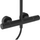 Душевая стойка Ideal Standard CERATHERM T25+ A7210XG с термостатом черная матовая
