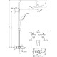 Душевая стойка Ideal Standard CERATHERM T25 A7590AA с термостатом и изливом хром