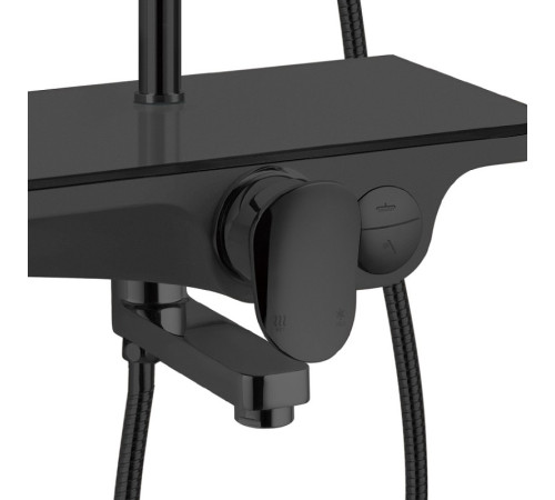 Душевая стойка WeltWasser WW DP 1020 BL (10000003186) черная