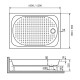 Душевой поддон RGW LUX/TN 90х120 (16180292-21)
