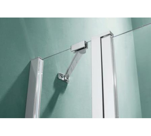  Душевой уголок Adema Сканди Блэк / Scandi Black 90x90 прозрачное стекло/ профиль черный (000001361)