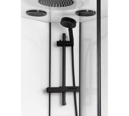 Душевая кабина Adema Витте Ронда / Vitte Ronda 90x90 профиль черный (УТ-00002127)
