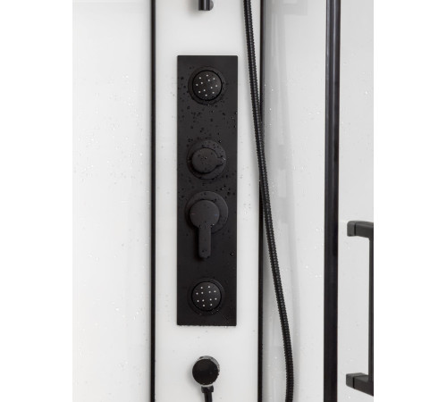 Душевая кабина Adema Витте Ронда / Vitte Ronda 90x90 профиль черный (УТ-00002127)