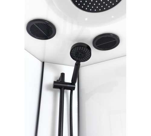 Душевая кабина Adema Витте Ронда / Vitte Ronda 90x90 профиль черный (УТ-00002127)