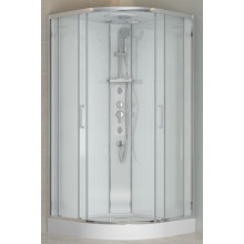 Душевая кабина Adema Витте Ронда / Vitte Ronda 100x100 профиль хром (УТ-00002202)