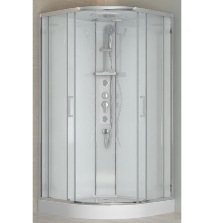 Душевая кабина Adema Витте Ронда / Vitte Ronda 100x100 профиль хром (УТ-00002202)