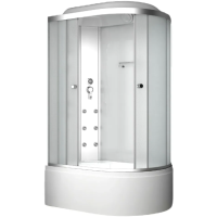 Душевая кабина ODA 8037BML 120x80 левая, стекла матовые, профиль хром